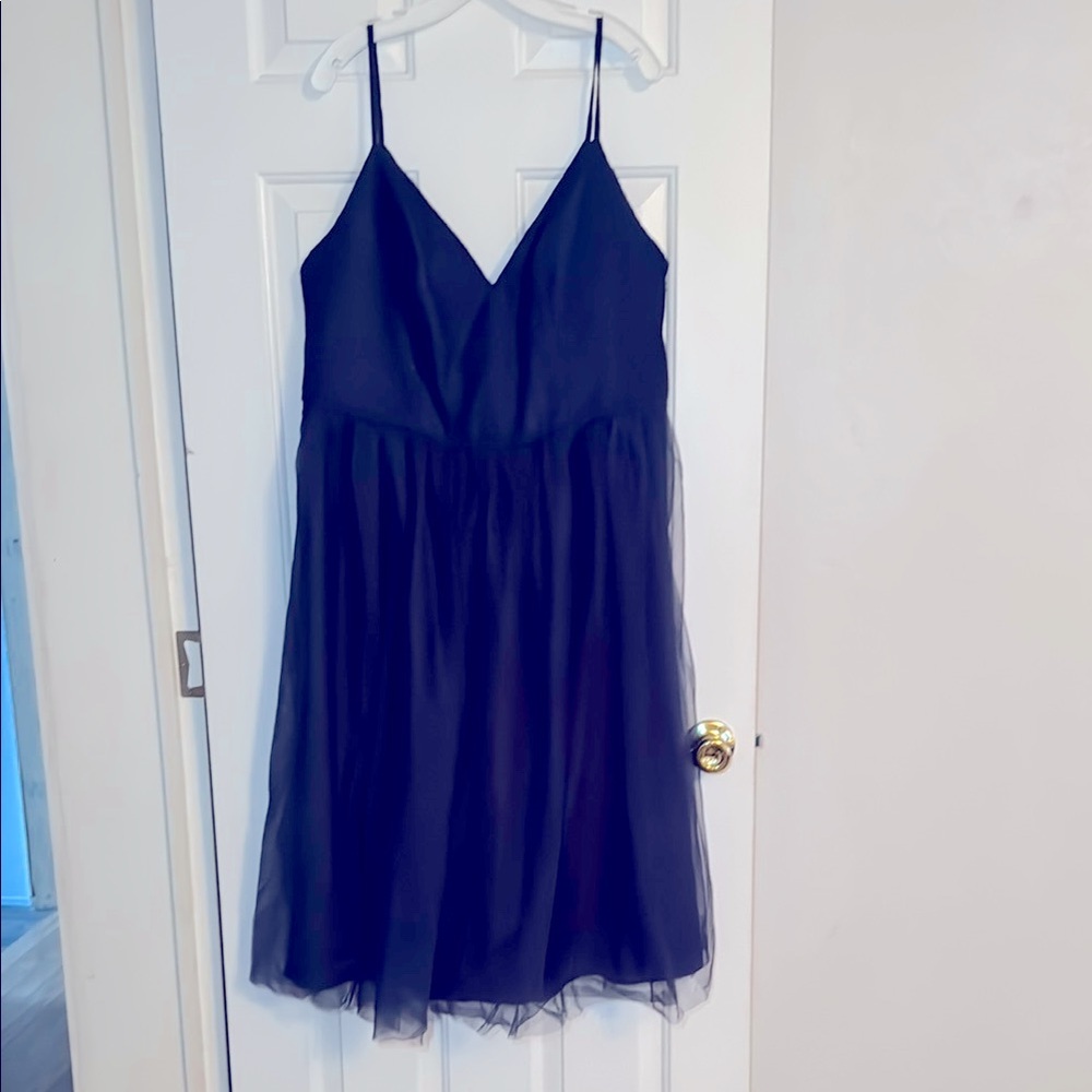 David's Bridal  Dress size 16 Marine color New with tag